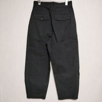 MHL. 595-2243500 FADED COTTON TWILL 裾ジップ パンツ 2022 ネイビー レディース エムエイチエル【中古】3-1004G∞