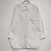 MHL. 595-1153505 NATURAL COTTON SHIRTING ブラウス シャツ 2020 キナリ レディース エムエイチエル【中古】3-0925M∞