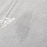babaghuri J0582ESF86 刺繍 フリンジ コットン マフラー ストール カーキ レディース ババグーリ【中古】4-0613M◎