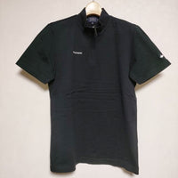 PEARLY GATES ハーフジップ ゴルフウェア 半袖Ｔシャツ カットソー ネイビー メンズ パーリーゲイツ【中古】4-0713S∞