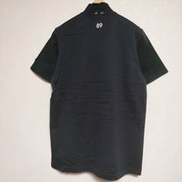 PEARLY GATES ハーフジップ ゴルフウェア 半袖Ｔシャツ カットソー ネイビー メンズ パーリーゲイツ【中古】4-0713S∞