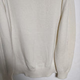 HERMES カシミヤ100% クルーネック ケーブルセーター 2H2603D1 サイズ40 ニット アイボリー レディース エルメス【中古】3-1106T∞