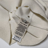 HERMES カシミヤ100% クルーネック ケーブルセーター 2H2603D1 サイズ40 ニット アイボリー レディース エルメス【中古】3-1106T∞