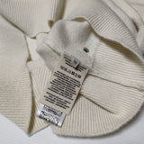 HERMES カシミヤ100% クルーネック ケーブルセーター 2H2603D1 サイズ40 ニット アイボリー レディース エルメス【中古】3-1106T∞