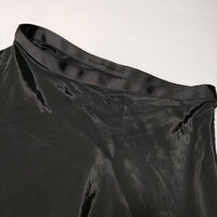 AP STUDIO ナイロンポリエステル アシンメトリー Drape  スカート ブラック レディース エーピーストゥディオ【中古】3-0925S∞