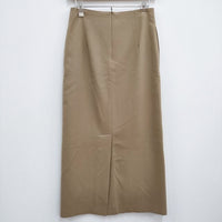 dahl’ia ウール タイトスカート サイズS ロングスカート ベージュ レディース ダリア【中古】3-1223T♪