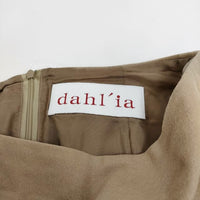dahl’ia ウール タイトスカート サイズS ロングスカート ベージュ レディース ダリア【中古】3-1223T♪