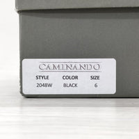 Shinzone/CAMINANDO シングルストラップサンダル サイズ36 サンダル ブラック レディース シンゾーン/カミナンド【中古】4-0711S◎