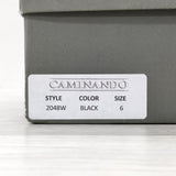Shinzone/CAMINANDO シングルストラップサンダル サイズ36 サンダル ブラック レディース シンゾーン/カミナンド【中古】4-0711S◎