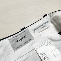 YAECA チノクロス PIPED STEM サイズ29 コットン チノパンツ ネイビー レディース ヤエカ【中古】3-1107G△