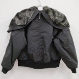 CIOTA 新品 スビンコットンナイロンツイル N-2B BZLM-103L 定価83600円 ミリタリージャケット ブラック レディース シオタ【中古】3-1118A♪