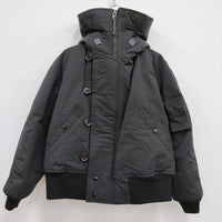 CIOTA 新品 スビンコットンナイロンツイル N-2B BZLM-103L 定価83600円 ミリタリージャケット ブラック レディース シオタ【中古】3-1118A♪