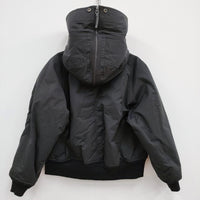 CIOTA 新品 スビンコットンナイロンツイル N-2B BZLM-103L 定価83600円 ミリタリージャケット ブラック レディース シオタ【中古】3-1118A♪