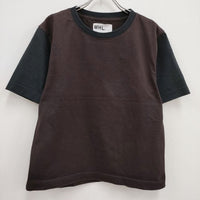 MHL. 595-1168502 MATTE COTTON JERSEY サイズ2 半袖Ｔシャツ カットソー 21SS ブラウン ブラック レディース エムエイチエル【中古】4-0714S♪