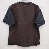 MHL. 595-1168502 MATTE COTTON JERSEY サイズ2 半袖Ｔシャツ カットソー 21SS ブラウン ブラック レディース エムエイチエル【中古】4-0714S♪