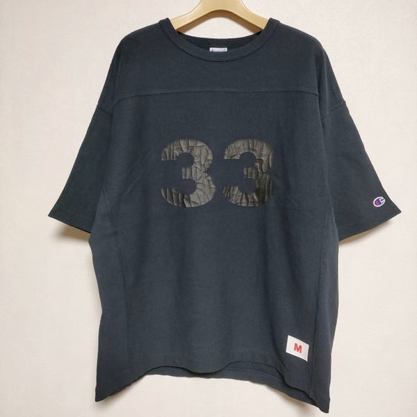 Champion リバースウィーブ ナンバリング 半袖Ｔシャツ カットソー ネイビー メンズ チャンピオン【中古】4-0713S∞