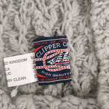 CLIPPER CASUALS イギリス製 アルパカ ニット スヌード グレー レディース クリッパーカジュアル【中古】3-1108T◎