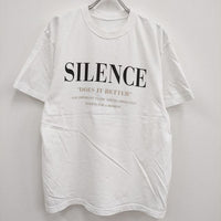 JOURNAL STANDARD 23070400303120 SILENCE ロゴTシャツ 半袖 カットソー 23SS ホワイト レディース ジャーナルスタンダード【中古】4-0714S♪