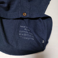 45R/45rpm インディゴ撚り杢カノコCARDIGAN 定価24200円 カーディガン ニット ネイビー レディース フォーティーファイブアールピーエム【中古】4-0717S∞