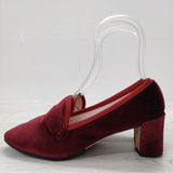 repetto ELVIS ラメ入り エルビス ハイヒール サイズ38 パンプス レッド レディース レペット【中古】3-1125T◎