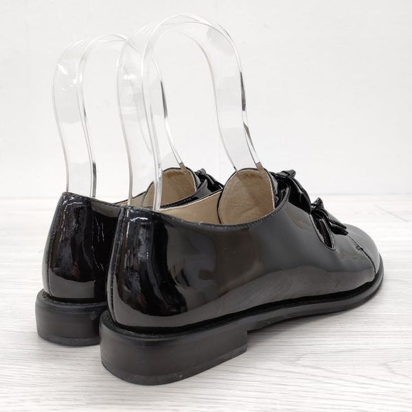 ルミパテントレザー ボウタイメリージェーンフラット （Black） -CHARLES & KEITH (チャールズアンドキース) 公式通販