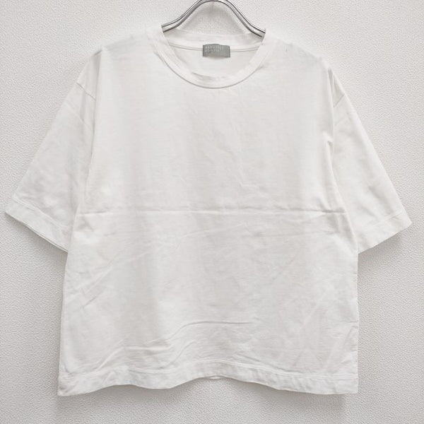 MARGARET HOWELL SOFT COTTON JERSEY 578-3168030 2 半袖Tシャツ カットソー 23SS ホワイト レディース マーガレットハウエル【中古】4-0614S♪