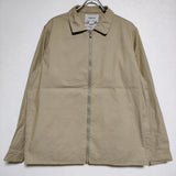 YAECA 12402 ZIP SHIRT  定価35200円 ジップシャツ ブルゾン XS KUSAKI KHAKI ジャケット ベージュ レディース ヤエカ【中古】4-0418M∞