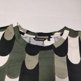 marimekko PIENI RITARI CO JERSEY 長袖Ｔシャツ カットソー ロンＴ カーキ レディース マリメッコ【中古】4-0204M∞