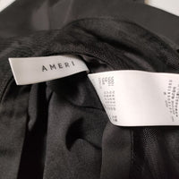 AMERI 新品 SHOULDER ALL IN ONE 定価19250円 オールインワン サロペット ブラック レディース アメリ【中古】4-0708S∞