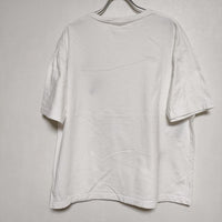 GROUND Y Tape 5.6oz cotton Jersey Original tape Big T-Shirt 半袖Ｔシャツ カットソー ホワイト レディース グラウンドワイ/YOHJI【中古】4-0701S∞