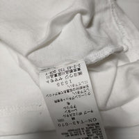 GROUND Y Tape 5.6oz cotton Jersey Original tape Big T-Shirt 半袖Ｔシャツ カットソー ホワイト レディース グラウンドワイ/YOHJI【中古】4-0701S∞