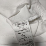 GROUND Y Tape 5.6oz cotton Jersey Original tape Big T-Shirt 半袖Ｔシャツ カットソー ホワイト レディース グラウンドワイ/YOHJI【中古】4-0701S∞
