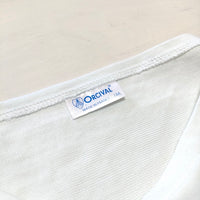 ORCIVAL ボーダー ボートネック サイズ14A 長袖Ｔシャツ カットソー ロンＴ ホワイト ブルー レディース オーシバル/オーチバル【中古】3-1201M△