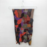 Masaki Kyoko Homme モヘアアルパカ ニットストール サイズF ストール ブラウン オレンジ等 多色 レディース マサキキョウコオム【中古】3-1111T◎