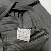 ISSEY MIYAKE me ワッシャー ベスト プリーツ ノースリーブ トップス M163FH221 ベスト ブラック レディース ミーイッセイミヤケ【中古】4-0110S∞