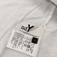 GROUND Y プリント GN-T68-012 サイズ3 半袖Ｔシャツ カットソー ホワイト ブルー メンズ グラウンドワイ/YOHJI【中古】4-0512S☆