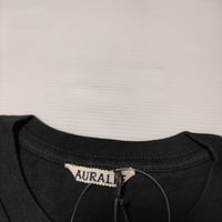 AURALEE 新品 A00T04ST SEAMLESS CREW NECK TEEサイズ0 半袖Ｔシャツ カットソー ブラック レディース オーラリー【中古】4-0605S∞