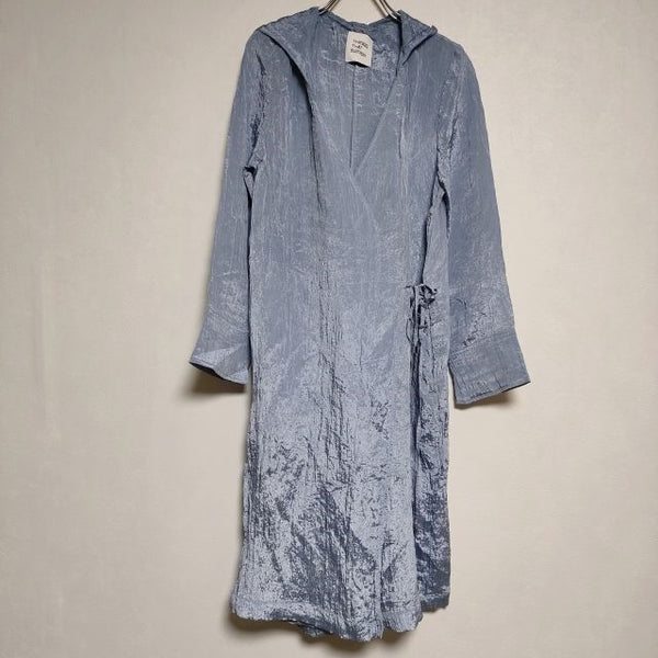 THINGS THAT MATTER シングスザットマター WILLOW HOODIE GOWN DRESS フードガウンドレス ワンピース ブルー レディース【中古】4-0225M∞