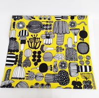 marimekko 未使用 Puutarhurin Parhaat 380×140 コットンファブリック 生地 イエロー レディース マリメッコ【中古】3-1108G◎