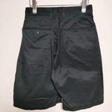 LENO 2TUCK SHORT TROUSERS 定価20000円 ショートパンツ ハーフパンツ ショーツ ブラック レディース リノ【中古】4-0608S∞