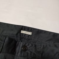 LENO 2TUCK SHORT TROUSERS 定価20000円 ショートパンツ ハーフパンツ ショーツ ブラック レディース リノ【中古】4-0608S∞