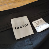 tactor カットジャガード サイズ1 配色 ロングスカート ブラック ブルー レディース タクター【中古】3-1121M△