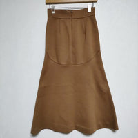 Mame Kurogouchi Double Face Jersey Flared Skirt  ロングスカート 21SS ブラウン レディース マメクロゴウチ【中古】4-0222M∞