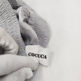 COCUCA バックサテンマキシスカート 定価31900円 アバハウス ライトグレー系 レディース コキュカ【中古】4-0313M☆