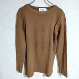 Traditional Weatherwear BASIC RIB CREW NECK サイズS カットソー ブラウン レディース トラディショナルウェザーウェア【中古】3-1229M△