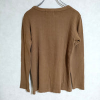 Traditional Weatherwear BASIC RIB CREW NECK サイズS カットソー ブラウン レディース トラディショナルウェザーウェア【中古】3-1229M△