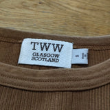 Traditional Weatherwear BASIC RIB CREW NECK サイズS カットソー ブラウン レディース トラディショナルウェザーウェア【中古】3-1229M△