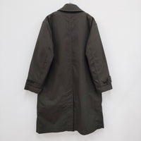 MHL. PROOFED COTTON NYLON TWILL ダウンライナー付き 定価58300円 サイズ0 ステンカラーコート カーキ レディース エムエイチエル【中古】3-1108A☆