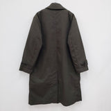 MHL. PROOFED COTTON NYLON TWILL ダウンライナー付き 定価58300円 サイズ0 ステンカラーコート カーキ レディース エムエイチエル【中古】3-1108A☆