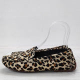 Clarks C MOCC LEOPARD ドライビングシューズ ヒョウ柄 サイズEU40 フラットシューズ ローファー ベージュ メンズ クラークス【中古】3-1212G◎